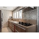 Ver imagem 2 de Pastilha de Vidro e Metal de 30cm x 30cm Rende Glass Mosaic Colorido/Branco/Vermelho