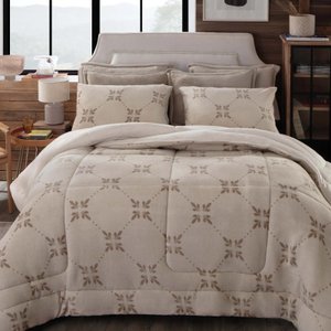 Edredom Coberdrom Queen Size Gigante Flannel Grosso Marroc