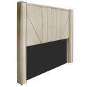 Ver imagem 6 de Kit Cabeceira E Calçadeira Baú Casal 140cm Corano Bege