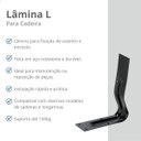 Ver imagem 3 de Lâmina L para Cadeira de Escritório Fixa - Escritex