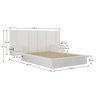 Cama Casal com Cabeceira  2 Mesa de Apoio 4 Gavetas 8281 Yescasa - 3