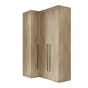 Ver imagem 4 de Guarda Roupa Modulado Canto Reto 3 Portas MDF Lótus