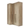 Guarda Roupa Modulado Canto Reto 3 Portas MDF Lótus - 4