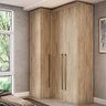 Guarda Roupa Modulado Canto Reto 3 Portas MDF Lótus - 2