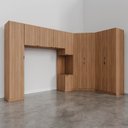 Ver imagem 6 de Guarda Roupa Modulado de Canto 10 Portas e 2 Mesas de Cabeceira Hera CabeCasa MadeiraOriginals