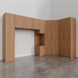 Guarda Roupa Modulado de Canto 10 Portas e 2 Mesas de Cabeceira Hera CabeCasa MadeiraOriginals - 6 Guarda Roupa Modulado de Canto 10 Portas e 2 Mesas de Cabeceira Hera CabeCasa MadeiraOriginals - 6