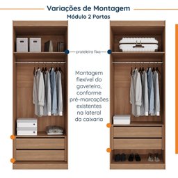 Guarda Roupa Modulado de Canto 10 Portas e 2 Mesas de Cabeceira Hera CabeCasa MadeiraOriginals - 9 Guarda Roupa Modulado de Canto 10 Portas e 2 Mesas de Cabeceira Hera CabeCasa MadeiraOriginals - 9