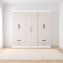 Ver imagem 1 de Guarda Roupa 6 Portas 4 Gavetas Allure -grand Line