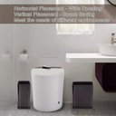 Ver imagem 3 de Lixeira 10l sem Tampa Inox Preta Cesto Luxo Black