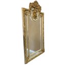 Ver imagem 3 de Espelho Clássico Retangular Dourado a:211 L:109 P:7cm para Parede e Chão