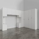 Ver imagem 6 de Guarda Roupa Modulado de Casal 12 Portas 6 Peças 2 Mesas de Cabeceira Hera CabeCasa MadeiraOriginals