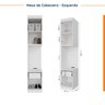 Guarda Roupa Modulado de Casal 12 Portas 6 Peças 2 Mesas de Cabeceira Hera CabeCasa MadeiraOriginals - 13