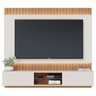 Mesa de Centro Noronha com Painel para Tv Suspenso Juriti 1.8 Off White Matte Freijó - Colibri - 3