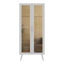 Ver imagem 5 de Cristaleira com 2 Portas de Vidro Retrô 68cm Urban Multimóveis Mp6040 Branco
