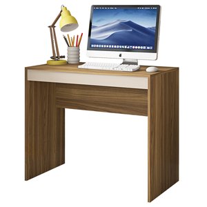 Mesa para Computador Compacta 90cm Recta Caemmun Marrom e Preto