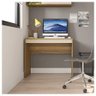 Mesa para Computador Compacta 90cm Recta Caemmun Marrom e Preto - 3