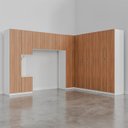 Ver imagem 6 de Guarda Roupa Modulado de Canto 12 Portas 6 Peças 1 Mesa de Cabeceira Hera CabeCasa MadeiraOriginals