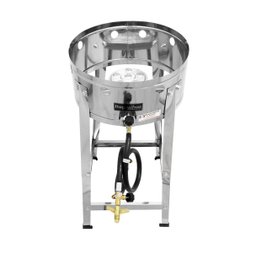 Fritadeira a Gás 7 L Inox Fritador Pasteleiro Cavalete Comercial Tacho - 5