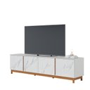 Ver imagem 6 de Rack para TV até 82 Polegadas 4 Portas Marmorizado Ibiza Yescasa