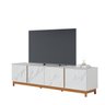 Rack para TV até 82 Polegadas 4 Portas Marmorizado Ibiza Yescasa - 6
