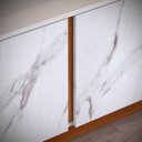 Ver mais imagens de Rack para TV até 82 Polegadas 4 Portas Marmorizado Ibiza Yescasa