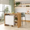 Ver imagem 2 de Ilha Gourmet 120cm 2 Portas Tampo Pintura UV Itatiaia