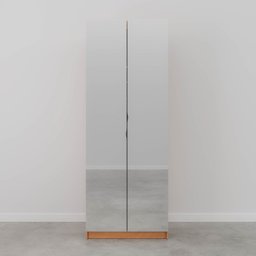 Guarda Roupa Modulado com Espelho 2 Portas com Cabideiro e 2 Gavetas Hera CabeCasa MadeiraMadeira - 3