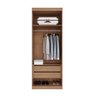 Guarda Roupa Modulado com Espelho 2 Portas com Cabideiro e 2 Gavetas Hera CabeCasa MadeiraOriginals - 16
