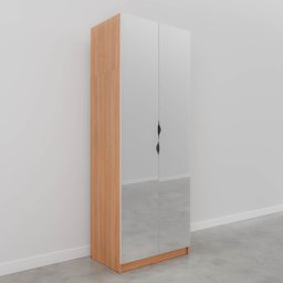 Guarda Roupa Modulado com Espelho 2 Portas com Cabideiro e 2 Gavetas Hera CabeCasa MadeiraMadeira - 9