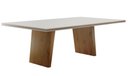Ver imagem 1 de Mesa de Jantar Retangular com Aplique - Marcela-2,20 x 1,10 metros - Requinte Salas
