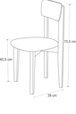 Ver imagem 5 de Mesa de Estudo Escrivaninha MDF Pés de Madeira com Cadeira Infantil Teen Branco