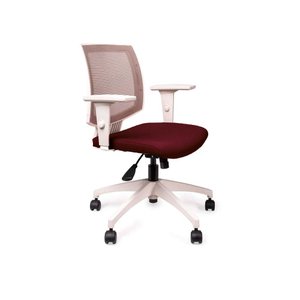 Cadeira de Escritório Ergonômica Giratória Bordô Profit Marelli