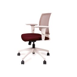 Cadeira de Escritório Ergonômica Giratória Bordô Profit Marelli - 3