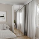 Ver imagem 1 de Guarda-Roupa Planejado com Espelho 2 Portas com Cabideiro e 2 Gavetas Hera CabeCasa MadeiraOriginals Louro/Algodão