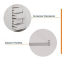 Ver mais imagens de Guarda Roupa Modulado 1 Porta 4 Gavetas Branco Algodão/Cinza CabeCasa MadeiraOriginals