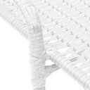 Ver imagem 3 de Kit 2 Espreguiçadeiras Reclinável Alumínio Madrid Branca