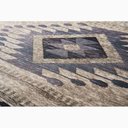 Ver imagem 2 de Tapete Funcional Asteca Sala e Quarto - Tamanho 100 X 150 Cm - Cor Cinza - J. Serrano