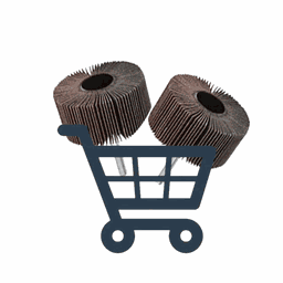 Kit Lixa Rotativa Roda para Micro Retífica 50x20 Mm 375 Pçs - 1