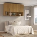 Ver imagem 1 de Armário Aéreo Modulado para Quarto 4 Portas 170cm 100% MDF Clean Altezza
