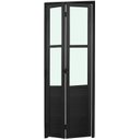 Ver imagem 1 de Porta de Aluminio Camarão Lambril Vidro Mini Boreal com Trinco Linha Premium:2,10 X 0,90/esquerda/pr
