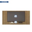 Ver imagem 7 de Painel Extensível para TV até 55 Polegadas 180CMX90CM Multiplus Marrom
