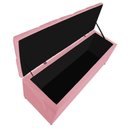 Ver mais imagens de Kit Cabeceira e Calçadeira Manchester 90 Cm Solteiro Suede Cor Rosa Bebê