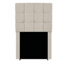 Ver imagem 7 de Kit Cabeceira e Calçadeira Manchester 90 Cm Solteiro Suede Cor Rosa Bebê