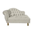 Ver imagem 1 de Divã Modelo Imperial - Tamanho 120cm - Tecido Suede:bege