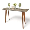 Ver imagem 5 de Aparador com Vidro 120x40cm Slim Marrom/Fendi
