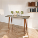 Ver imagem 1 de Aparador com Vidro 120x40cm Slim Marrom/Fendi