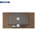 Ver imagem 6 de Painel Extensível para TV até 55 Polegadas 180CMX90CM Multiplus Marrom