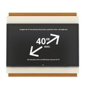 Ver imagem 7 de Painel para Tv até 40 Polegadas Verona 90cm - Via Nossa - Off White e Cedro