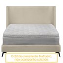 Ver mais imagens de Kit Cabeceira e Base Cama Box Orgânica Montreal 144x205cm Casal Bouclê - Sofa Store:bouclê Soluco