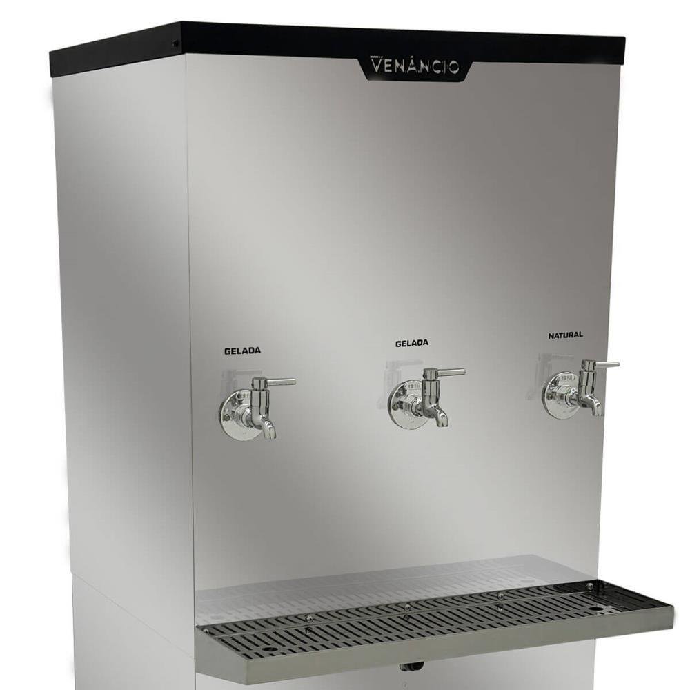 Bebedouro Industrial Refrigerado Venâncio Bi100 Inox 100 Litros 127v 60hz 3 Torneiras Geladas 50688 - 4